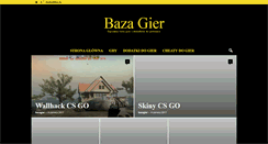 Desktop Screenshot of baza-gier.pl