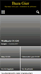 Mobile Screenshot of baza-gier.pl