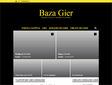 Tablet Screenshot of baza-gier.pl